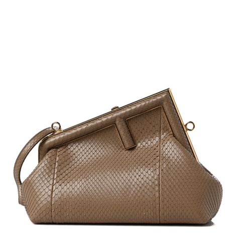 fendi python|FENDI Python Small Fendi First Mud 1115562 .